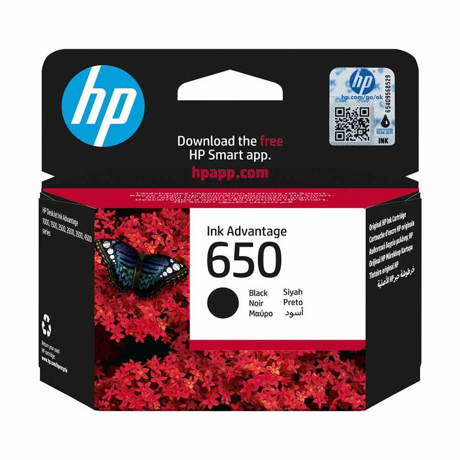 HP 650 Black Cartridge