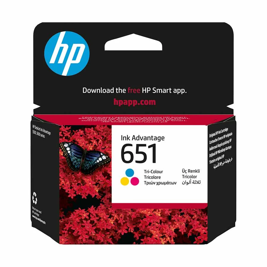 HP 651 Tri-color Cartridge