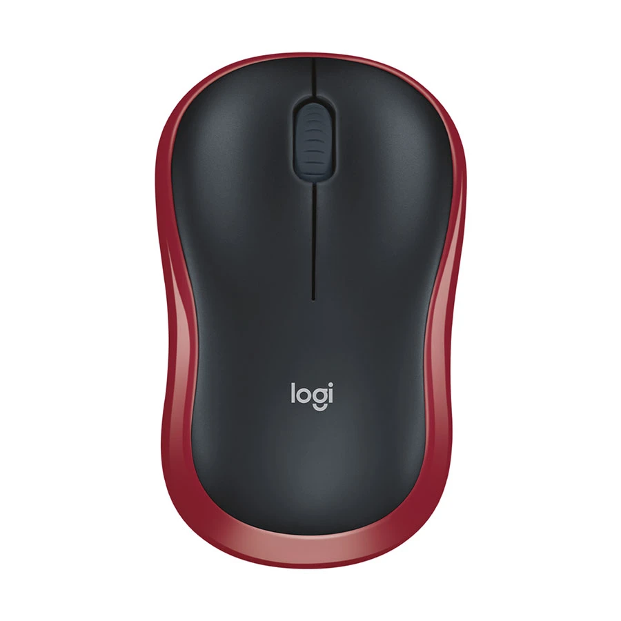 Logitech M185 Wireless Red Mouse #910-002237