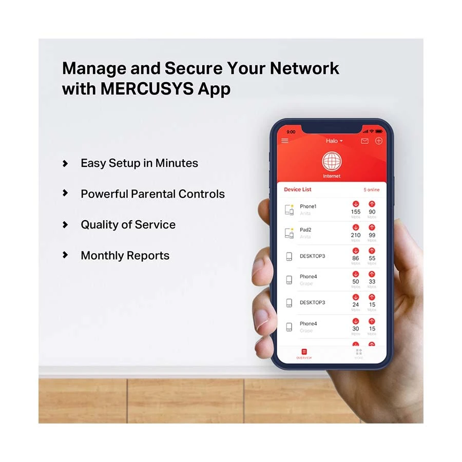 MERCUSYS HALO H30G (3-Pack) Network Router Best Price
