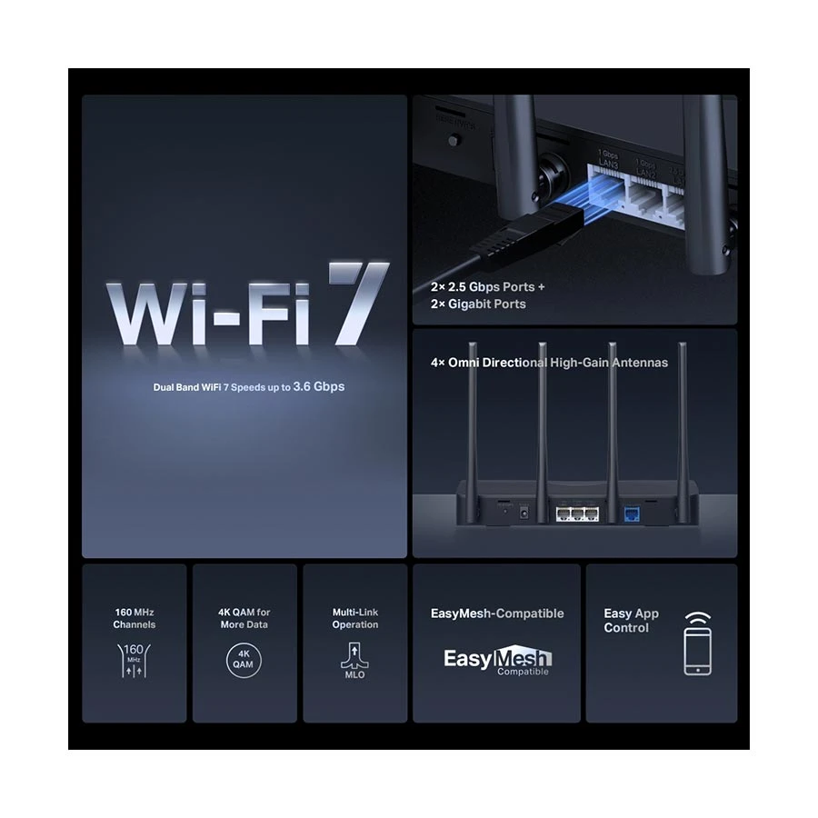 MERCUSYS MR27BE Network Router in TK