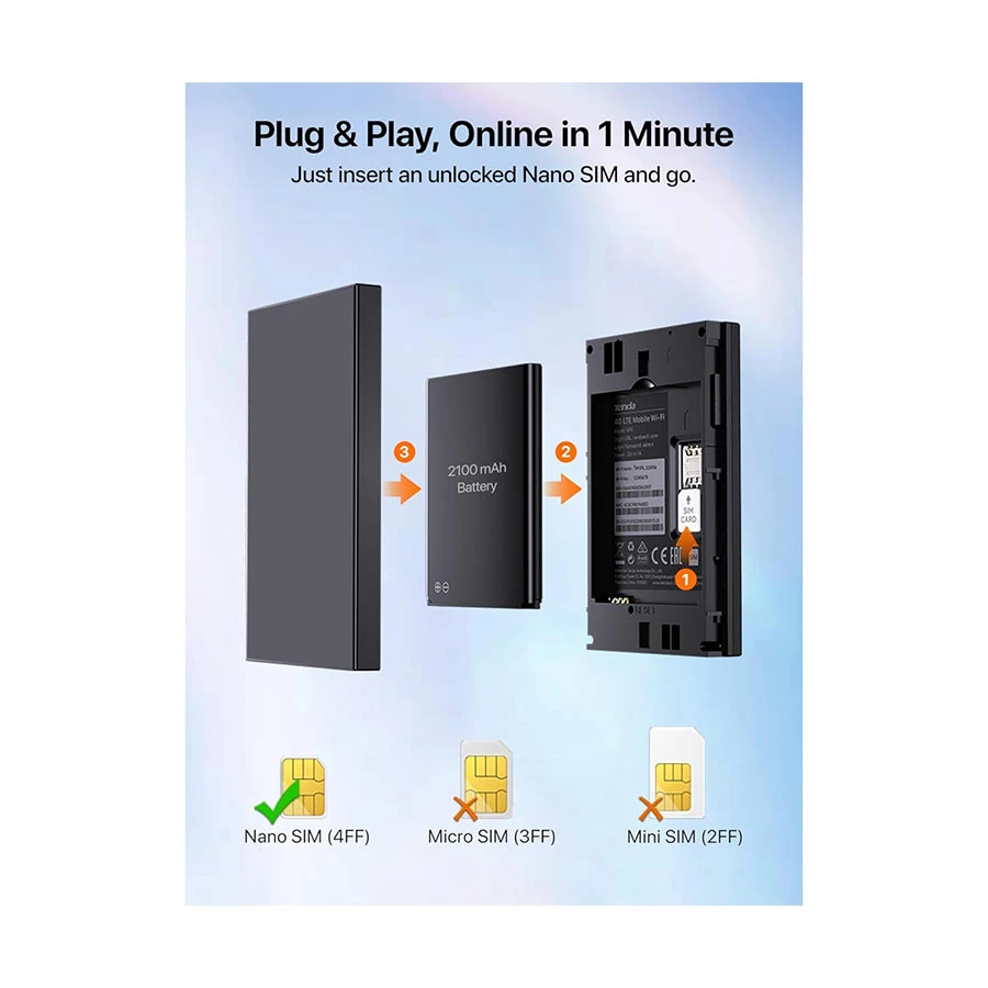 Tenda MF6 Network Router specifications