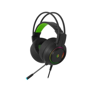 Frisby FHP-G1495B HX7 7.1 Virtual Surround Black & Green Gaming Headphone
