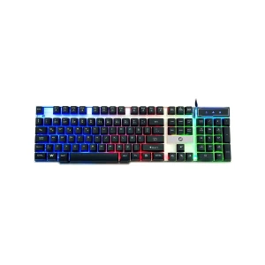 Frisby FK-G508QU Black & Silver Wired 3-Color Backlit Keyboard
