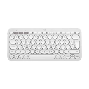 Logitech  K380s Pebble Keys 2 Multi-Device Bluetooth Turkish Q Keyboard, White 920-011860