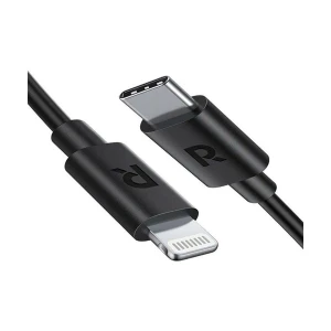 RAVPower RP-CB1016 USB Type-C Male to Lightning Male, 1 Meter, Black Charging & Data Cable